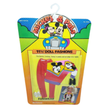 Vintage 1986 Shillman 11 1/2" Fashion Doll Disney Clothing Mickey & Pals Outfit - £21.58 GBP