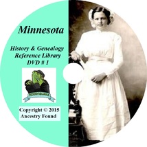 150 Old Books - Minnesota History &amp; Genealogy - On Flash Drive -Ancestors -MI - £8.47 GBP