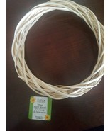 Floral Garden Wood Blend Wreath Diameter 9 In-Brand New-SHIPS N 24 HOURS - $250.51 MXN