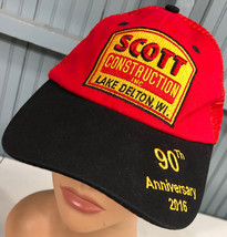 Scott Construction Lake Delton Wisconsin 2016 Strapback Baseball Cap Hat - £13.64 GBP