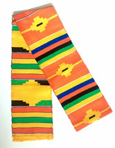 Kente Handwoven Stole Kente Sash Asante Scarf African Art African Textile Cloth - £24.12 GBP