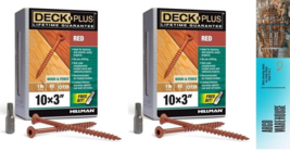 Deck Plus 48432 No. 10 x 3&#39;&#39; L Star Flat Head Exterior Deck Screws 1-lb ... - $21.78