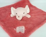 Thank Heaven Plush Lovey Elephant Hot Pink Girls Baby Security Blanket 1... - £17.40 GBP