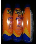 3 new Banana Boat Ultra Sport SPF 50 Sunscreen Spray Water Resistant (C11) - £16.92 GBP