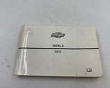 2007 Chevrolet Impala Owners Manual OEM M04B07003 - £28.43 GBP