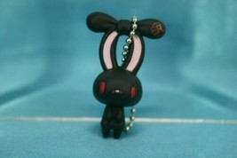Gloomy the Naughty Grizzly Rabbit Hanyo Usagi Mini Figure Keychain Black - £31.23 GBP