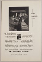 1931 Print Ad Oakland 8 &amp; Pontiac 6 Cars General Motors Interiors - £11.99 GBP
