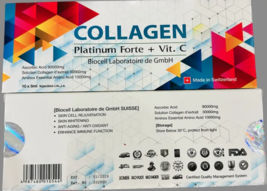 2 Box Collagen Platinium Forte + Vit C Anti Aging Skin New Packaging- Ex... - $4,334.89 MXN