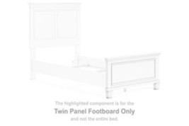 Fortman - White - Twin Panel Footboard - $1,812.15 MXN