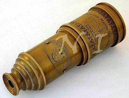 Old Antique Victorian Marine Telescope 18&quot; Maritime Nautical Brass Spygl... - £28.55 GBP