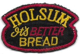 Vintage HOLSUM It&#39;s Better BREAD Employee Delivery Uniform PATCH Cheesec... - £39.50 GBP