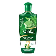Dabur Vatika Naturals Aloe Vera Hair Oil with 7 Ayurvedic Herbs, 300 ml - £17.46 GBP