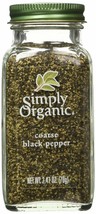 Simply Organic Coarse Ground Black Pepper, 2.47 Oz - £10.93 GBP