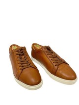 Allen Edmonds &quot;COURTSIDE&quot; Low-Top Brown- Walnut Leather Dress Sneakers 10.5 E - £131.44 GBP