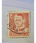 Denmark Stamp King Frederik 30ore Used Circular Cancel 363 - $31.00 MXN