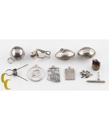 Baseball Football Frog Saddle Bingo Silver Charms Great Gift for Her - $229.25 CAD