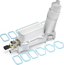 926-959 Improved Full Aluminum Engine Oil Filter Housing Kit with Oil Cooler - $127.19