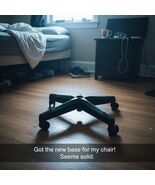 28 Inch Heavy Duty Nylon Office &amp; Gaming Chair Base Replacement with 5 C... - $1,658.96 MXN