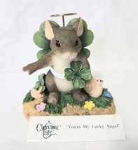 Charming Tails by Fitz and Floyd You&#39;re My Lucky Angel 88/102 Figurine - $15.99