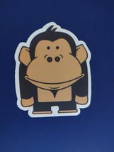 Chimpanzee Cartoon Animal Sticker Decal - £2.37 GBP