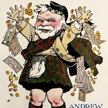 Andrew Carnegie Scottish Kilt 1905 Life Mag Lithograph Levering Art Print HM1E - £75.24 GBP