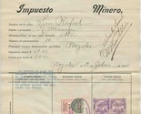  1913-14 Mexico Mining Tax Document San Rafael Gold Mine Sonora Revenue ... - $123.75