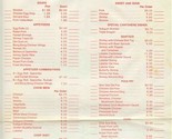 Golden Buddha Chinese Restaurant Menu Biscayne Boulevard North Miami Flo... - $17.82