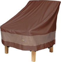 Outdoor Chair Covers Waterproof 36 Inch Patio Polyester Mocha Cappuccino... - £49.35 GBP