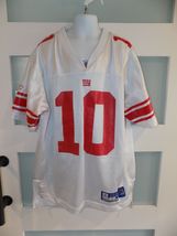 Reebok NFL Equipment Eli Manning #10 New York Giants Jersey Size L (14-16) - $43.61