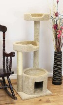 PREMIER SOLID WOOD CAT HOUSE - FREE SHIPPING IN THE UNITED STATES - $159.95