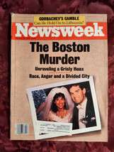 NEWSWEEK January 22 1990 BOSTON Murder Hoax Lithuania Gorbachev Big Three Autos - £11.26 GBP