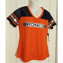 Team Apparel Women’s Broncos V-Neck Top Size Small - $27.12