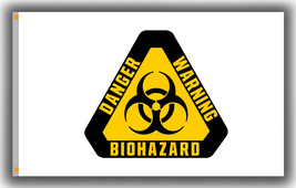 BIOHAZARD DANGER WARNING Flag 90x150cm 3x5ft Decor Best Banner - $13.55