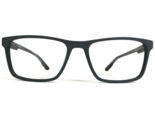 Columbia Eyeglasses Frames C8026 002 Black Rectangular Wood Grain 58-19-150 - $64.57