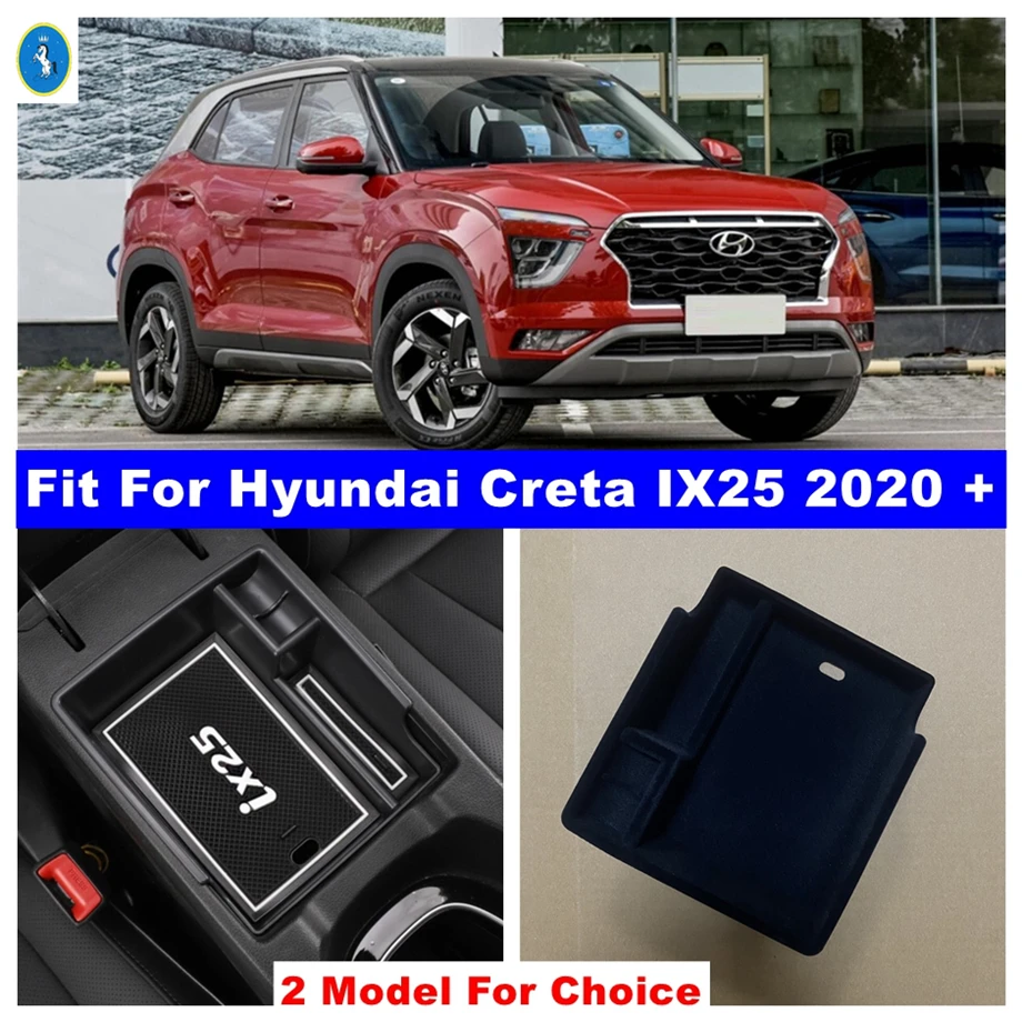 Car Armrest Storage Box Tray Fit For Hyundai Creta Automatic 2020 - 2022 Center - £29.97 GBP+