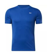 Reebok Workout Ready Tee Vector Blue Size Medium Speed Wicking Crewneck Men - $18.61