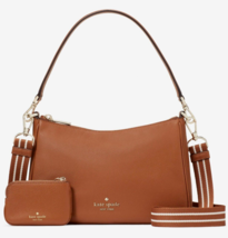 New Kate Spade Rosie Shoulder Bag Pebbled Leather Warm Gingerbread - £88.99 GBP