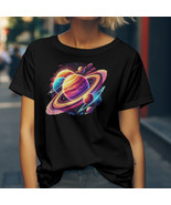 Space Planet T-Shirt | Colorful Galaxy Graphic Tee | 100% Cotton | L-3X ... - $355.24 MXN+