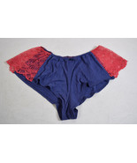 Only Hearts Womens Odette Tap Pants Lace Red Purple S New  - $40.74 CAD