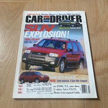 2000 Mazda Miata vs. Toyota MR2 / 2001 Ford Escape Car Driver Magazine July - £10.03 GBP