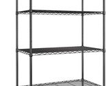Heavy Duty 4 Tier Wire Metal Commercial Storage Shelf Shelving Rack Adju... - $55.43