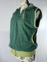 Lur. Apparel Eco Friendly Recycled Zip Up Hoodie Sleeveless Sweatshirt V... - £23.65 GBP