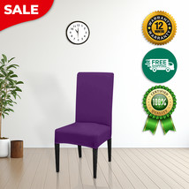 Anyhouz Chair Cover Purple with Anti-Dirt and Waterproof Elastic  - $326.19 MXN