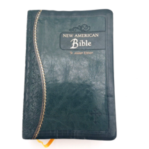 The New American Bible St Joseph Edition Catholic Publishing 1992 Green Leather - £22.00 GBP