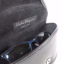 Vintage Salvatore FERRAGAMO Sunglasses 1012 Deep Blue Frame With Case Italy - £39.55 GBP