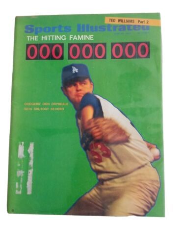 Vintage SPORTS ILLUSTRATED Magazine - June 17 1968 Ted Williams - $8.90