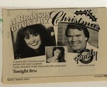 A Branson Country Christmas Tv Guide Print Ad Glen Campbell  TPA10 - £4.66 GBP