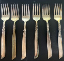 6 Forks 7” Long South Seas by Oneida Community Silverplate - €25,25 EUR