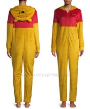 Winnie The Pooh Bear Pajamas Womens Size XL Union suit One Piece Costume... - $41.99