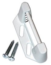 Barton Kramer Satin White Steel Latch Strike 357WC - $7.95